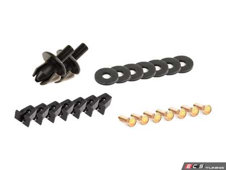 ES#2167432 - 357898006 - Fender Liner Hardware Kit - Complete hardware kit to secure one fender liner - Genuine Volkswagen Audi - Volkswagen