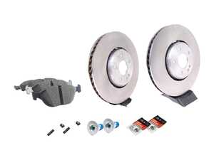 ES#2770732 - 2104211812KT2 - Front Brake Service Kit - Featuring Genuine Mercedes-Benz Rotors And Pads - Genuine Mercedes Benz - Mercedes Benz