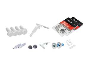 ES#2770100 - 0004213274KT1 - Rear Pad And Rotor Installation Kit - Includes everything to install new rear brakes including guide pins - Genuine Mercedes Benz - Mercedes Benz