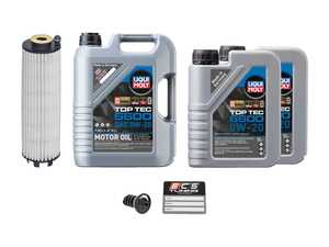 ES#4766000 - 2541840600KT1 - M254 Liqui Moly Top Tec 6600 Oil Service Kit (0w-20) - Includes Hengst filter and Liqui Moly Top Tec 6600 MB 229.71 Spec oil - Assembled By ECS - Mercedes Benz