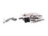 ES#2918051 - SSXAU3811KT3 - Turboback Exhaust System - Resonated - 3" Large bore downpipe with Hi-Flow Sports cat and 3" stainless steel cat-back with dual 100mm black Cerakote tips - Milltek Sport - Audi