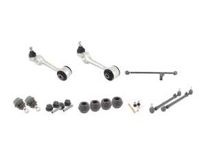 ES#2763737 - W12314PCKITKT2 - Front Suspension Refresh Kit - Includes Lower Control Arms, Ball Joints, Tie Rods, Drag Link, Bushings, And Intermediate Arm Repair Kit - Assembled By ECS - Mercedes Benz