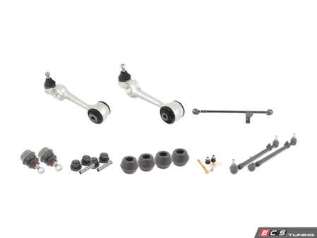 ES#2763737 - W12314PCKITKT2 - Front Suspension Refresh Kit - Includes Lower Control Arms, Ball Joints, Tie Rods, Drag Link, Bushings, And Intermediate Arm Repair Kit - Assembled By ECS - Mercedes Benz