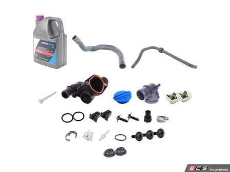 ES#2973193 - 1K0121101CeKT - Cooling System Refresh Kit - This comprehensive kit eliminates the weak spots in your cooling system - Assembled By ECS - Volkswagen