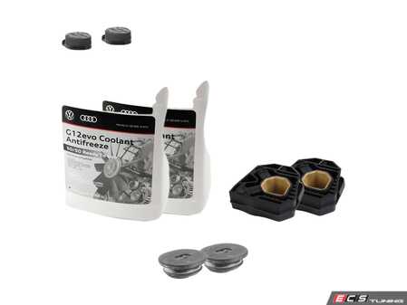 ES#2765909 - 5k0121251hKT - Radiator Installation Kit - Upper and lower mounts plus Genuine G12Evo Coolant - Genuine Volkswagen Audi - Volkswagen