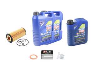 ES#4766234 - 2751800009KT5 - M279 V12 Liqui Moly Synthoil Energy Oil Service Kit (0w-40) - Includes MANN filter and Liqui Moly Synthoil Energy A40 MB 229.5 Spec oil - Assembled By ECS - Mercedes Benz
