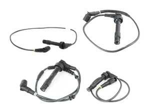 ES#3438543 - 12121247523KT - Spark Plug Wire Set - Set of four spark plug wires - Genuine BMW - BMW