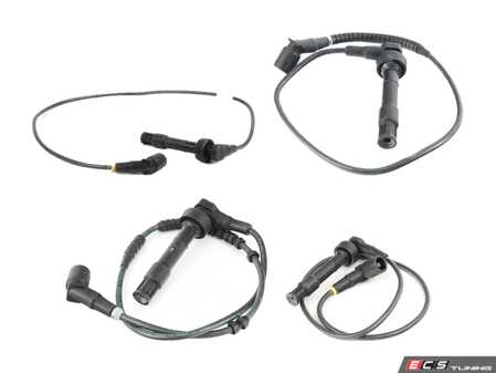 ES#3438543 - 12121247523KT - Spark Plug Wire Set - Set of four spark plug wires - Genuine BMW - BMW