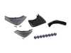 ES#2825678 - 95504480013KT - Front & Rear Splash Guard Kit  - Satin black - Genuine Porsche - Porsche