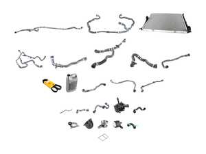 ES#4845840 - F30340CSRL3BKT - Cooling System Refresh Kit - Level 3 - Everything you need to totally service your cooling system, including a radiator and belt service. - Assembled By ECS - BMW