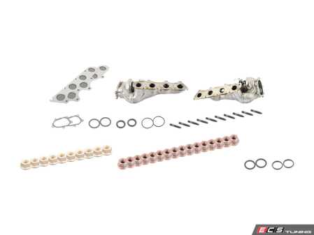 ES#4351914 - 079145721KT4 - Complete RS7 Turbocharger Kit With Installation Kit  - Includes IHI RS7 turbochargers, gaskets, o-rings, and all necessary hardware to boost your S6/S7 power and performance! - Assembled By ECS - Audi