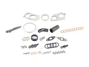 ES#3675375 - 11657795047KT - Turbo Installation Kit - Front And Rear  - All hardware required for a successful install utilizing high quality aftermarket components - Assembled By ECS - BMW