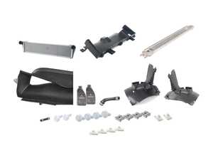 ES#2575570 - 99710603702KT7 - Center Radiator Kit For Cars With Manual Transmission - Keep engine temperatures down with an additional radiator - Assembled By ECS - Porsche