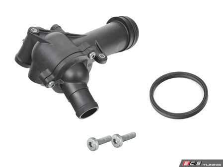 ES#4842736 - 07K121111FKT1 - Thermostat Replacement Kit - Keep your cooling system efficient with a new thermostat, housing and o-ring - Genuine Volkswagen Audi - Audi