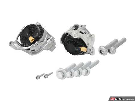 ES#4821519 - 4m0199371ghKT - Engine Mounts With Installation Kit  - Reduce driveline vibrations with a new motor mount - Genuine Volkswagen Audi - Audi