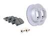 ES#2597628 - 477405083ARPKT1 - Performance Rear Brake Service Kit - Featuring Zimmerman Z-Coated rotors and Hawk HPS brake pads  - Assembled By ECS - Porsche