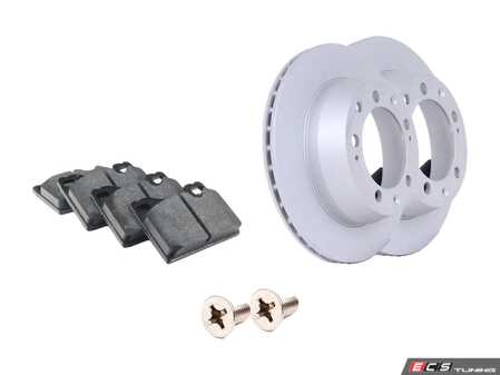 ES#2597628 - 477405083ARPKT1 - Performance Rear Brake Service Kit - Featuring Zimmerman Z-Coated rotors and Hawk HPS brake pads  - Assembled By ECS - Porsche