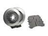 ES#4845730 - c8fbsKT - Front Brake Service Kit  - Genuine Replacement Pads and Rotors! - Genuine Volkswagen Audi - Audi
