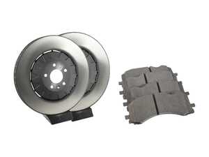 ES#4845730 - c8fbsKT - Front Brake Service Kit  - Genuine Replacement Pads and Rotors! - Genuine Volkswagen Audi - Audi