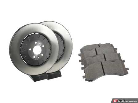 ES#4845730 - c8fbsKT - Front Brake Service Kit  - Genuine Replacement Pads and Rotors! - Genuine Volkswagen Audi - Audi