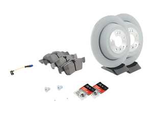 ES#4643477 - 1644231212KT9 - Rear Brake Service Kit - Genuine Mercedes-Benz rotors, and Genuine Mercedes-Benz pads - Genuine Mercedes Benz - Mercedes Benz