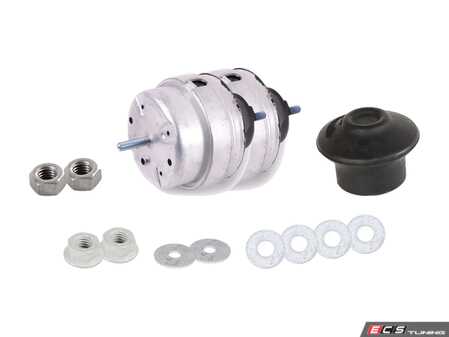 ES#4213948 - 8D0199339PKT4 - Complete Engine Mount Kit - Reduce excessive engine vibrations with new mounts and hardware - Assembled By ECS - Audi