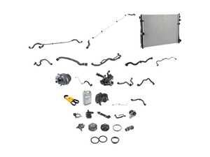 ES#4849787 - G20M340CSRL3KT - Cooling System Refresh Kit - Level 3 - Everything you need to service your cooling system, including a radiator and belt service. - Assembled By ECS - BMW