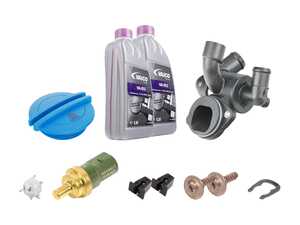 ES#2738396 - 03L121111ACkt - Cooling System Refresh Kit - Service your critical cooling system components with this complete kit. - Assembled By ECS - Audi