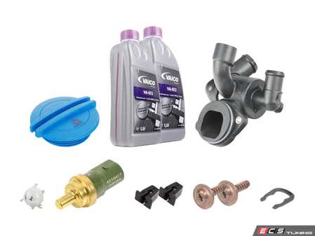 ES#2738396 - 03L121111ACkt - Cooling System Refresh Kit - Service your critical cooling system components with this complete kit. - Assembled By ECS - Audi