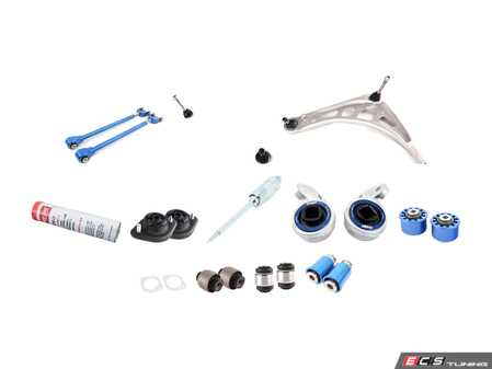 ES#4316087 - e46nonmpsoKT - Front And Rear Performance Suspension Upgrade Kit - Front And Rear Performance Suspension Overhaul - Featuring Turner Motorsport components to replace worn OE rubber bushings - Assembled By ECS - BMW