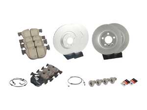 ES#4815548 - 34216793247KT5 - Front & Rear Brake Service Kit - Includes ECS V5 rotors and ECS DD23 ceramic pads. - Assembled By ECS - BMW