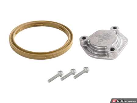 ES#3023129 - 03G103707KT2 - Oil Level Sensor Cover Kit - Includes sensor hole cover, gasket, and retaining hardware - Genuine Volkswagen Audi - Volkswagen