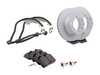 ES#2594791 - 95135104102RPKT - Performance Rear Brake Service Kit - Featuring Zimmerman Z-Coated rotors and Hawk HPS brake pads  - Assembled By ECS - Porsche