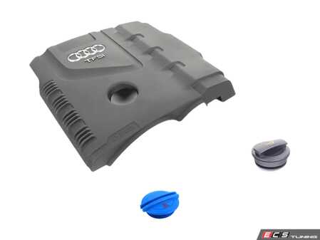 ES#2593764 - 06J103925AGKT - Engine Cover Kit - Restore your vehicles engine bay with a new engine cover, oil and coolant cap! - Genuine Volkswagen Audi - Audi