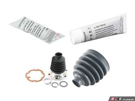 ES#2954021 - 357498099eKT - Front Inner & Outer CV Joint Refresh Kit - Left - Why risk tearing the same axle out twice? - Genuine Volkswagen Audi - Volkswagen