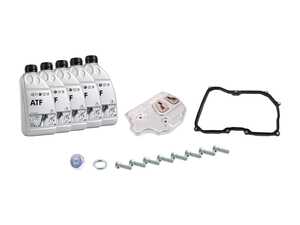 ES#3076096 - 09G325429BKT -  6 - Speed automatic transmission service kit - without Service Tool - Includes genuine OEM fluid, filter and a pan gasket for a complete service. - Genuine Volkswagen Audi - Volkswagen