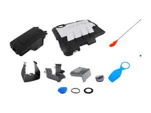 ES#2763056 - 03L103925AMKT - Engine Cover Kit - Give your engine bay a factory fresh look with all new covers - Genuine Volkswagen Audi - Volkswagen