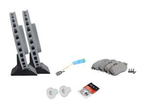 ES#3678247 - 246421261207KT4 - CLA250 Front Brake Service Kit - Featuring Zimmerman Rotors, and Textar Semi-Metallic Brake Pads - Assembled By ECS - Mercedes Benz
