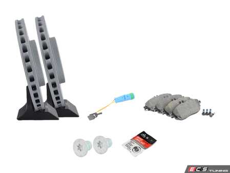 ES#3678247 - 246421261207KT4 - CLA250 Front Brake Service Kit - Featuring Zimmerman Rotors, and Textar Semi-Metallic Brake Pads - Assembled By ECS - Mercedes Benz