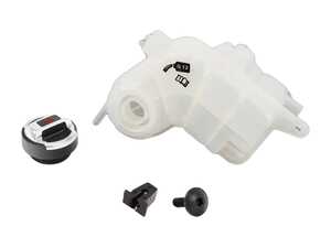 ES#2762697 - 4F0121403NKT2 - Expansion Tank Replacement Kit W/ R8 Coolant Cap - Install a brand new expansion tank with a new R8 polished aluminum cap and hardware - Assembled By ECS - Audi