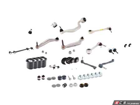 ES#2602185 - 33521091711KT6 - Front & Rear Suspension Refresh Kit - Level 3 - Complete front and rear suspension rebuild kit using quality aftermarket components - Assembled By ECS - BMW