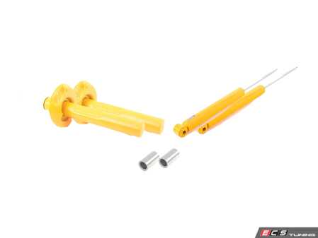 ES#3146318 - 8710143KT2 - Yellow Shocks & Struts Kit - Adjustable dampers recommended for vehicles with lowering springs - Koni - Volkswagen