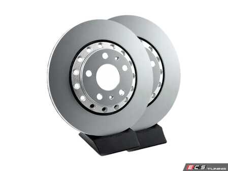 ES#5491493 - 4E0615601KKT2 - Rear Brake Rotors - Pair (310x22) - Quality aftermarket brake components. - Centric - Audi Volkswagen