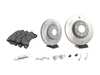 ES#4656977 - 95835140301KT2 - Front Brake Service Kit - Featuring Genuine Porsche rotors, and Genuine Porsche pads - Genuine Porsche - Porsche
