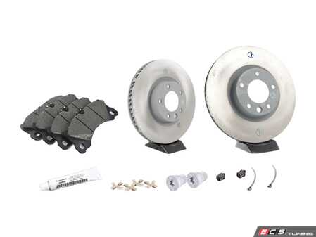 ES#4656977 - 95835140301KT2 - Front Brake Service Kit - Featuring Genuine Porsche rotors, and Genuine Porsche pads - Genuine Porsche - Porsche