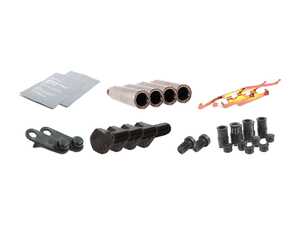 ES#2627394 - 34111157041KT1 - Rear Pad And Rotor Installation Kit - Includes everything to install new rear brakes including guide bolts and bushings - Genuine BMW - BMW