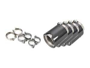 ES#4265794 - 18302459928KT - M Performance Muffler - Carbon Fiber Tips - Add an aggressive note to your factory exhaust - Genuine BMW M Performance - BMW