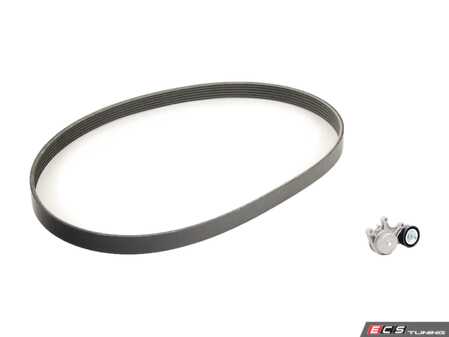 ES#3658423 - 11287594969KT1 - Accessory Belt Service kit  - Includes belt and tensioner - Genuine BMW - BMW