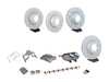 ES#4687904 - 997351405012KT - Front & Rear Brake Service Kit - Featuring Zimmerman rotors, with front TRW pads, and rear Textar pads - Assembled By ECS - Porsche