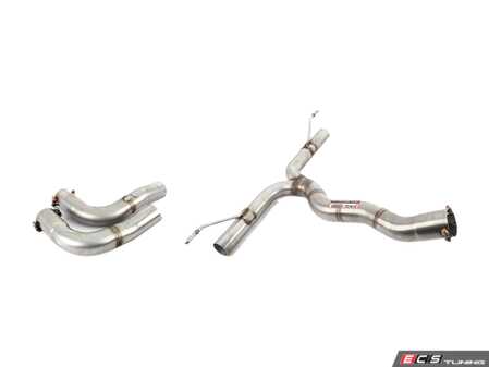 ES#4068921 - 721614KT1 - Supersprint Performance Axle-Back Exhaust System - Non-Resonated - Lightweight stainless steel exhaust system with rear muffler delete - Supersprint - Mercedes Benz